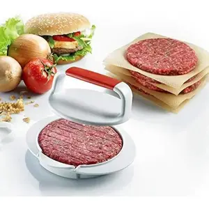 Non Stick Burger Press, Hamburger Maker Mold, BBQ Patty Juicy Regular Beef Maker Round