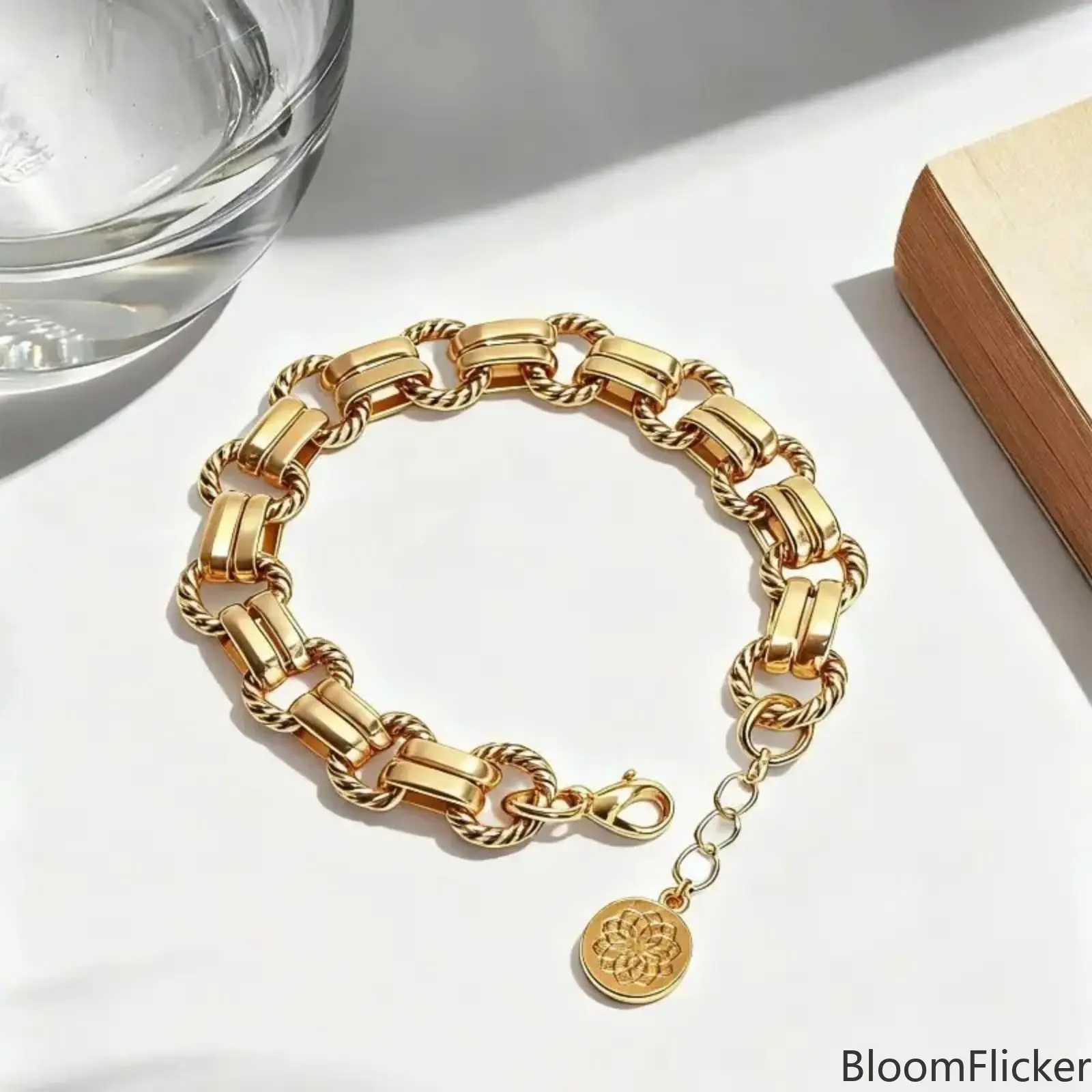 Slim Retro Gold Cuban Link Bracelet For Women, Trendy Y2K Hip Hop Alloy Chain Jewelry, Dainty Thin Stackable Wrist Accessory, Fashion Streetwear Decor Ideal For Daily Outfits & Birthday Gifts