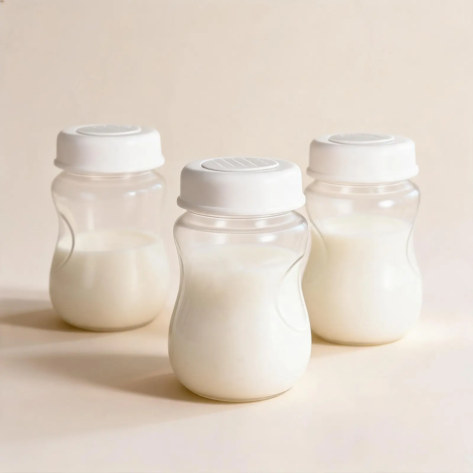 Baby Milk Storage Bottle With Lid, Reusable Wide Mouth Milk Collector, Milk Storage Container For Breastfeeding, Breastmilk Storage Container, Breastmilk Storage Bottles, Breast Milk Containers