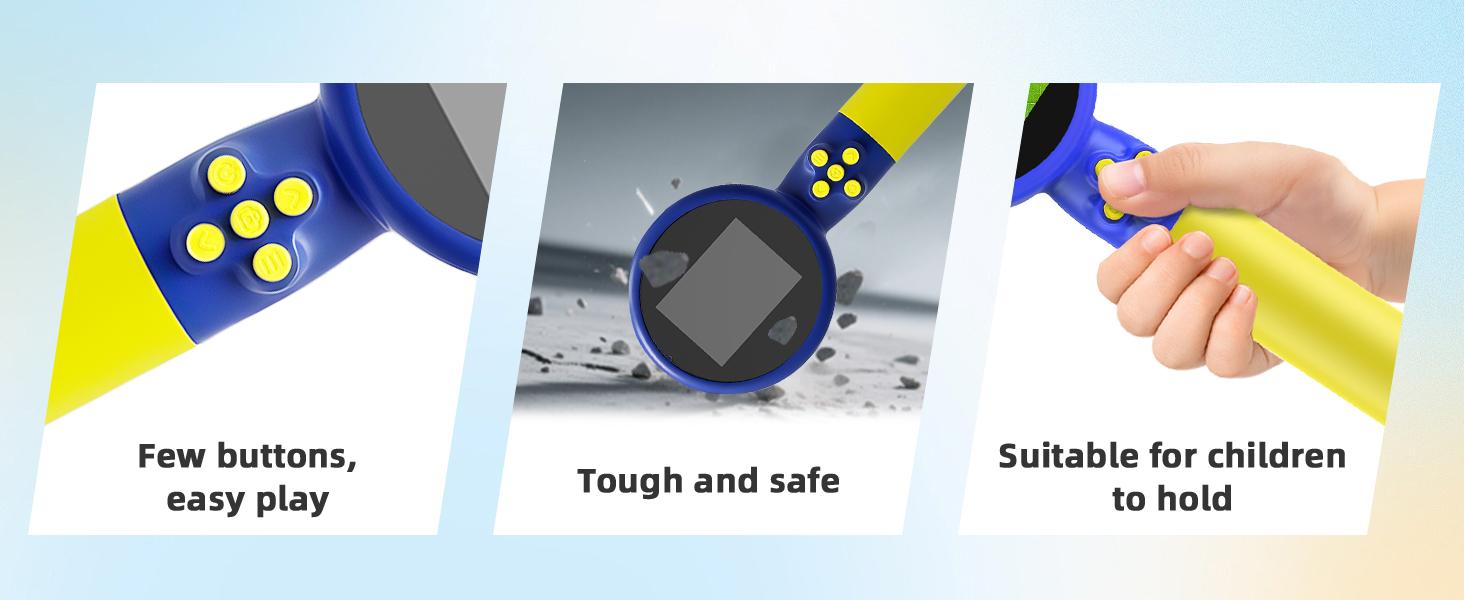 1080P Digital Microscope for Kids with Bug Catcher Kit - Handheld STEM Science Toy, Rechargeable, Portable, Supports 64GB TF Card, Educational Gift for Ages 3-12 (Blue)