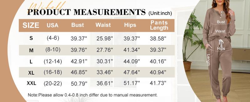 WIHOLL Two Piece Outfits for Women Lounge Sets Button Down Sweatshirt Sweatpants Sweatsuits Set with Pockets