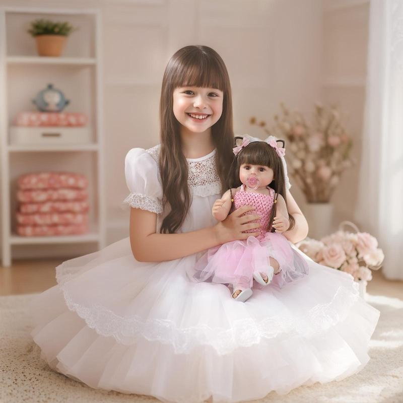 *Realistic Reborn Baby Dolls 22" Full Body Vinyl Real Life Like Bebe Dolls for Girls and Boys Realistas Lifelike Muñecas para Niñas with Birth Certificate and Feeding Kit Toys for Kids Age 3+   sonny angels