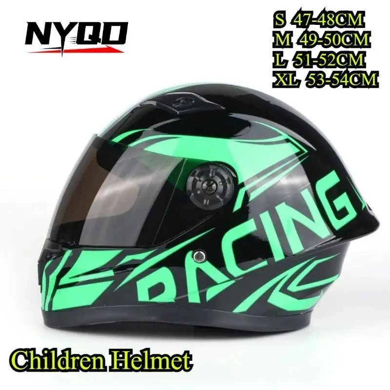 New Cute Children Helmet Safety Kid Full Face for Four Seasons Outdoor Sports Riding Adjustable Head Bicycle Motorcycle Helmets