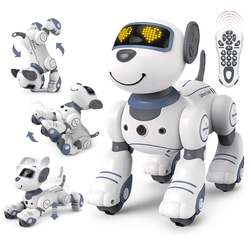 Remote Control Robot Pet Dog, Programmable Smart Touch Interactive Toy Puppy, Birthday & Christmas Gifts