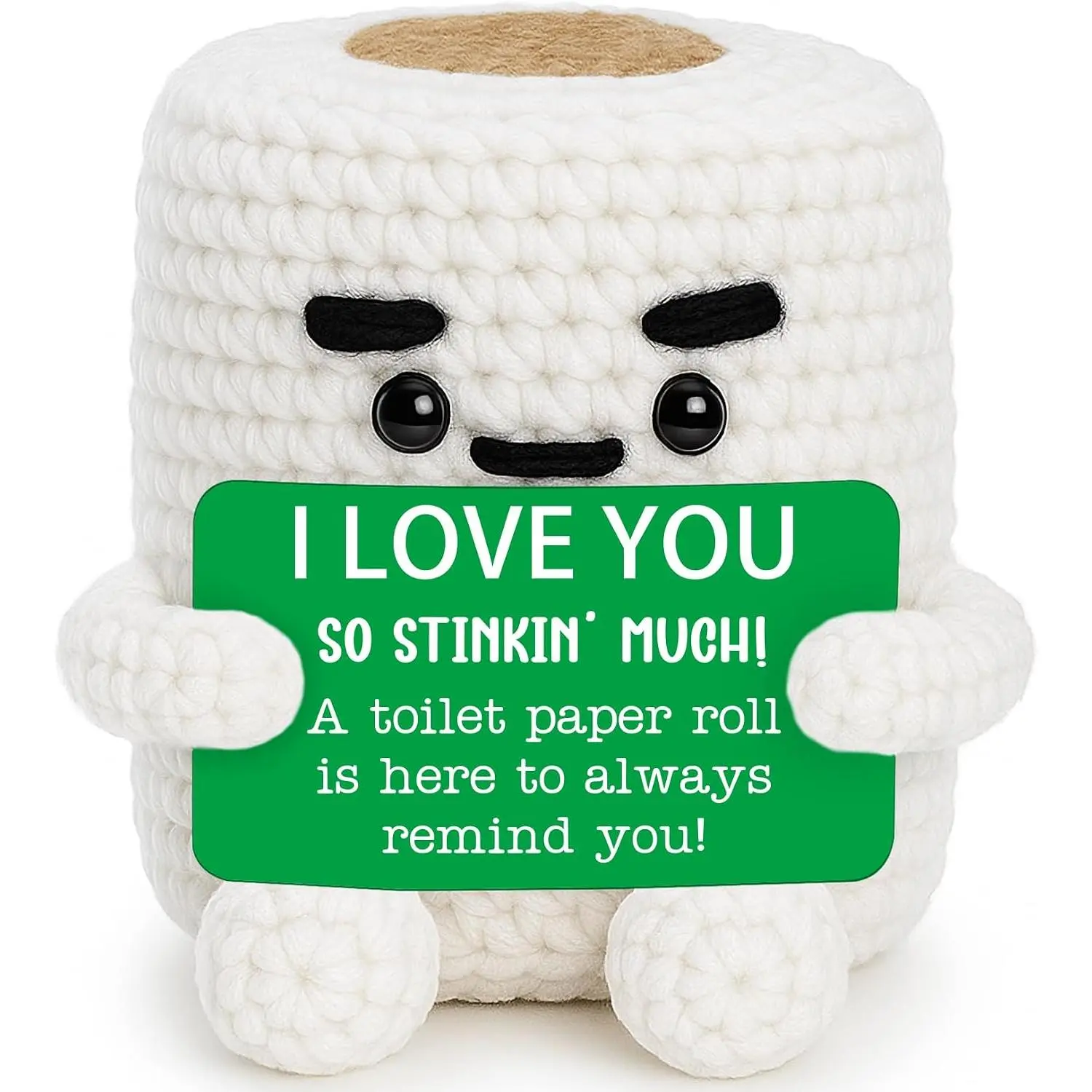 Anniversary Birthday I Love You Gifts for Him Her Girlfriend Boyfriend Men Husband Easter Baskets for Wife Women, Gag Funny  Day Valentines Christmas  Crochet Couples Fiance