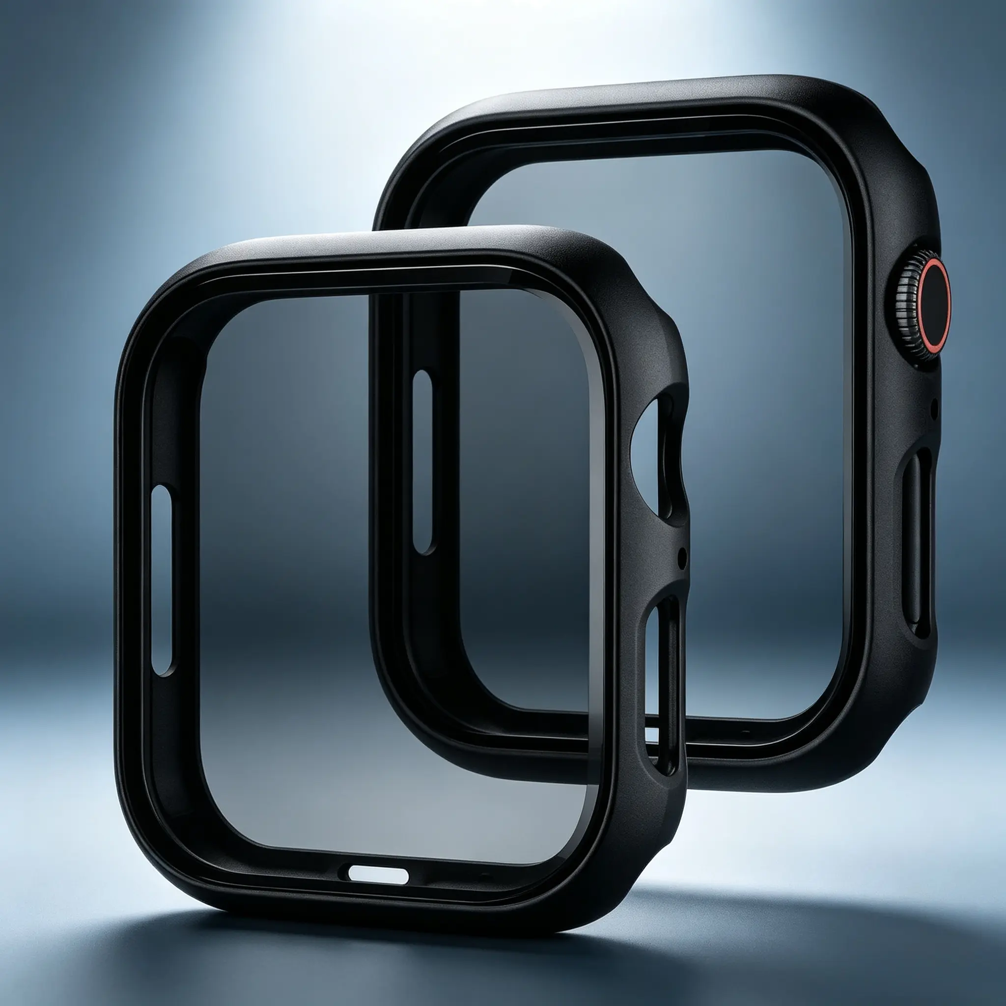 2 In 1 Anti Peeping Privacy Watch Protective Case With Built In Tempered Glass Film, Ultra Thin Shockproof Anti Scratch Frame Compatible With 38mm To 49mm IWatch All Series And Ultra For Daily Sports Wear