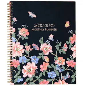 2026-2030 Monthly Planner/Calendar - January 2026 to December 2030, 5-Year Monthly Planner, Colorful Floral Themed Cover Design Notebook, Yearly Calendar Planning, Monthly Tabs, 60-Month Calendar, 5.5 x 8.3 Inches, Thick Paper, Elastic Cover, Durable Doub