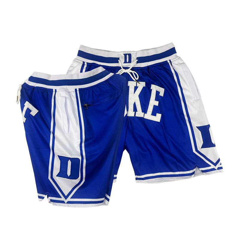 UKE 2026 Summer Basketball Shorts with Four Pockets Sewing Embroidery Lettering Breathable Retro Style for Outdoor Sports Beach Large Size Black White Blue