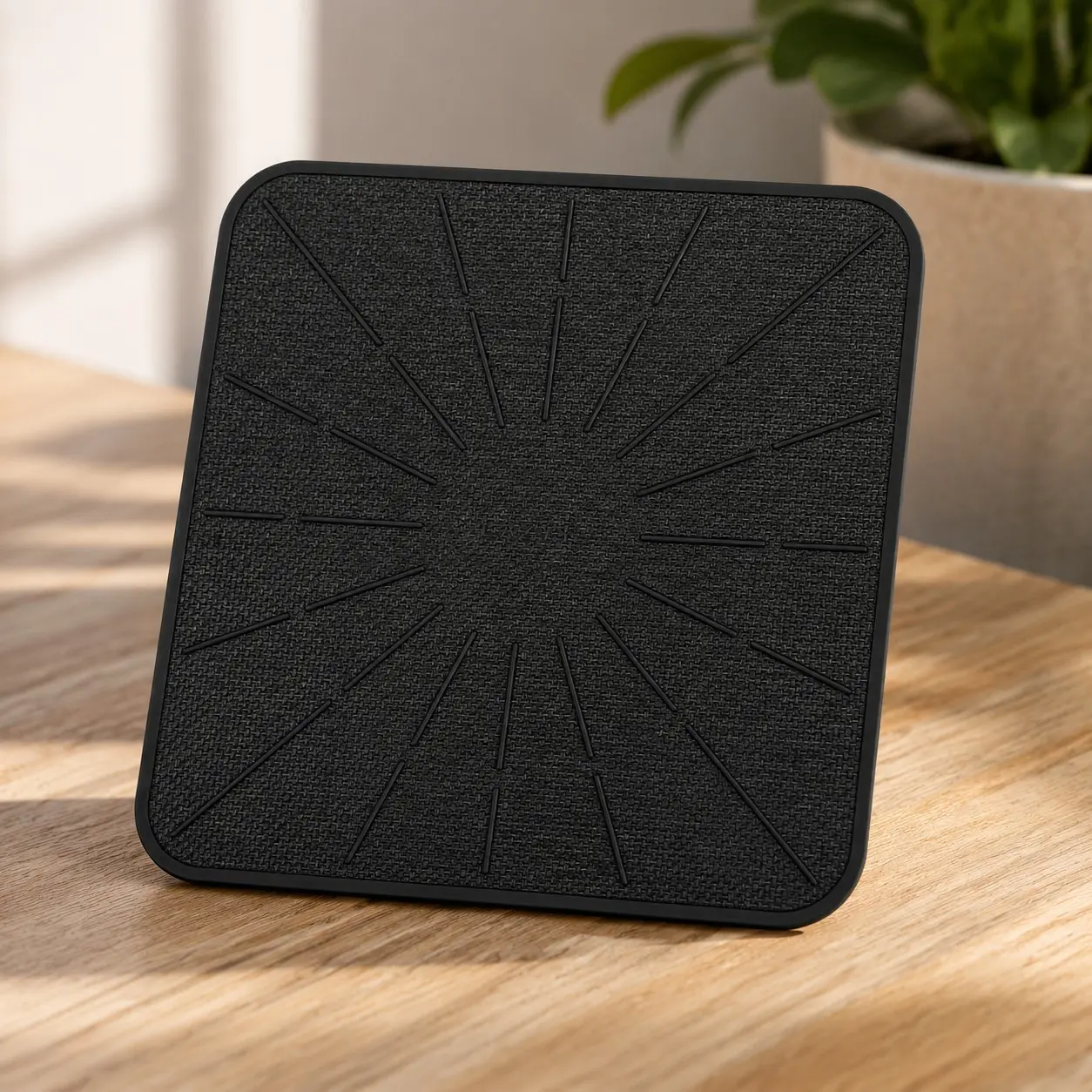 Induction Cooktop Mat - Silicone Fiberglass Scratch Protector for Magnetic Stove - Non-Slip Pads to Prevent Pots from Sliding During Cooking - Square 9 Inches BlackGift
