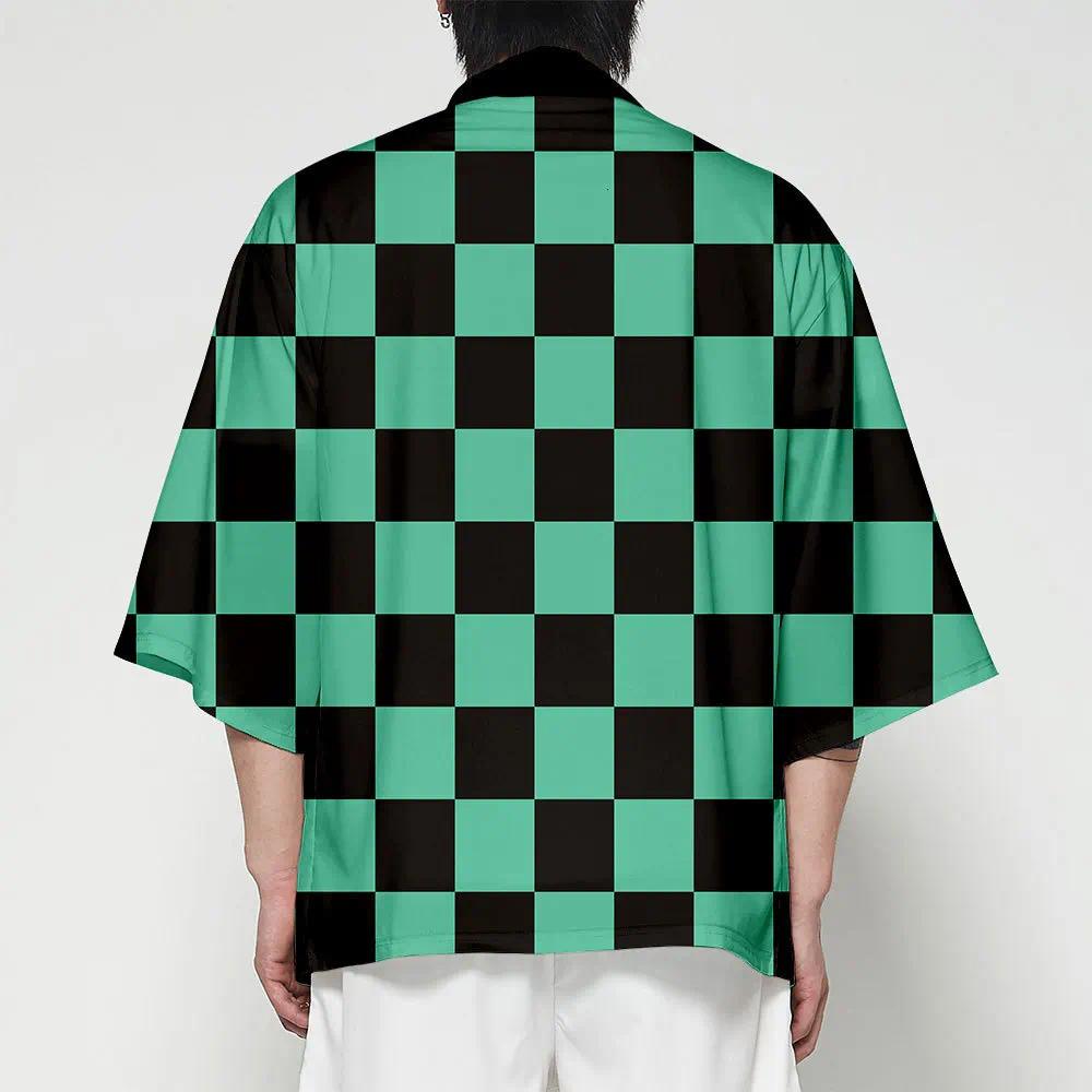 Japanese Anime Tanjirou Kamado Cosplay Kimonos for Men Women Summer Cloak Haori Kamade Nezuko Robe Outfits Kochou Shinobu Kimono