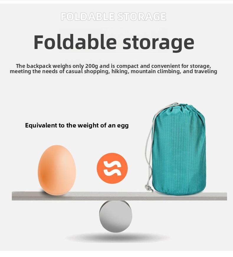 Sports Backpack Lightweight Travel Portable Folding Bag Men and Women Outdoor Mountaineering Bag Hiking Waterproof Backpack