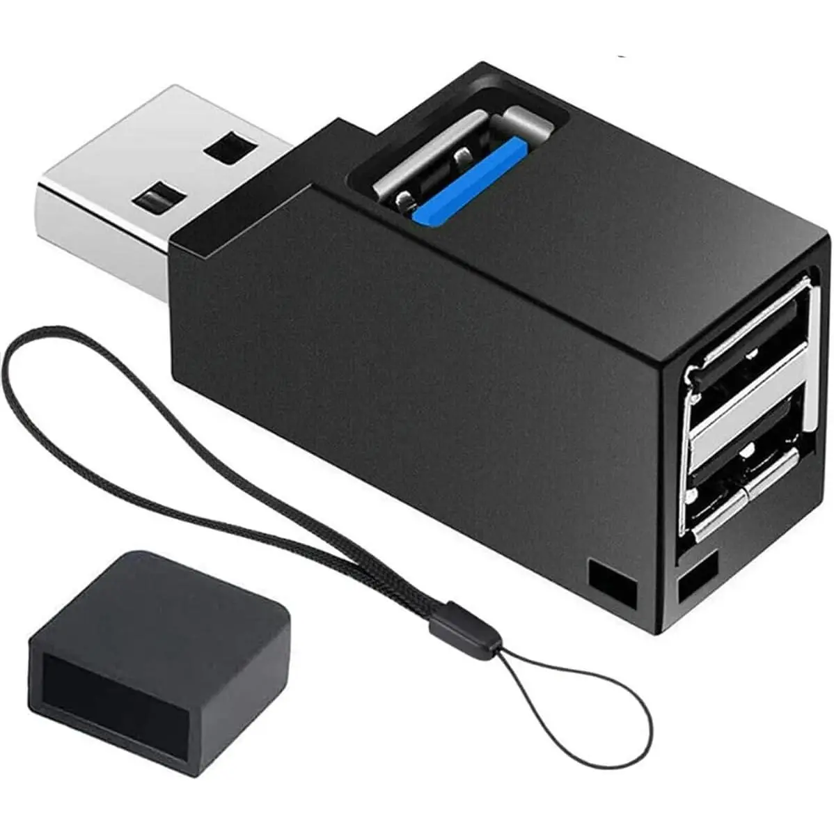 USB Hub,USB 3.0 Splitter,USB 3-Port Extender Multiport USB Adapter,High Speed Plug and Play Bus  for MacBook,  Pro/Mini,iMac, Surface Pro,XPS,Notebook PC,USB Flash Drives,Mobile HDD