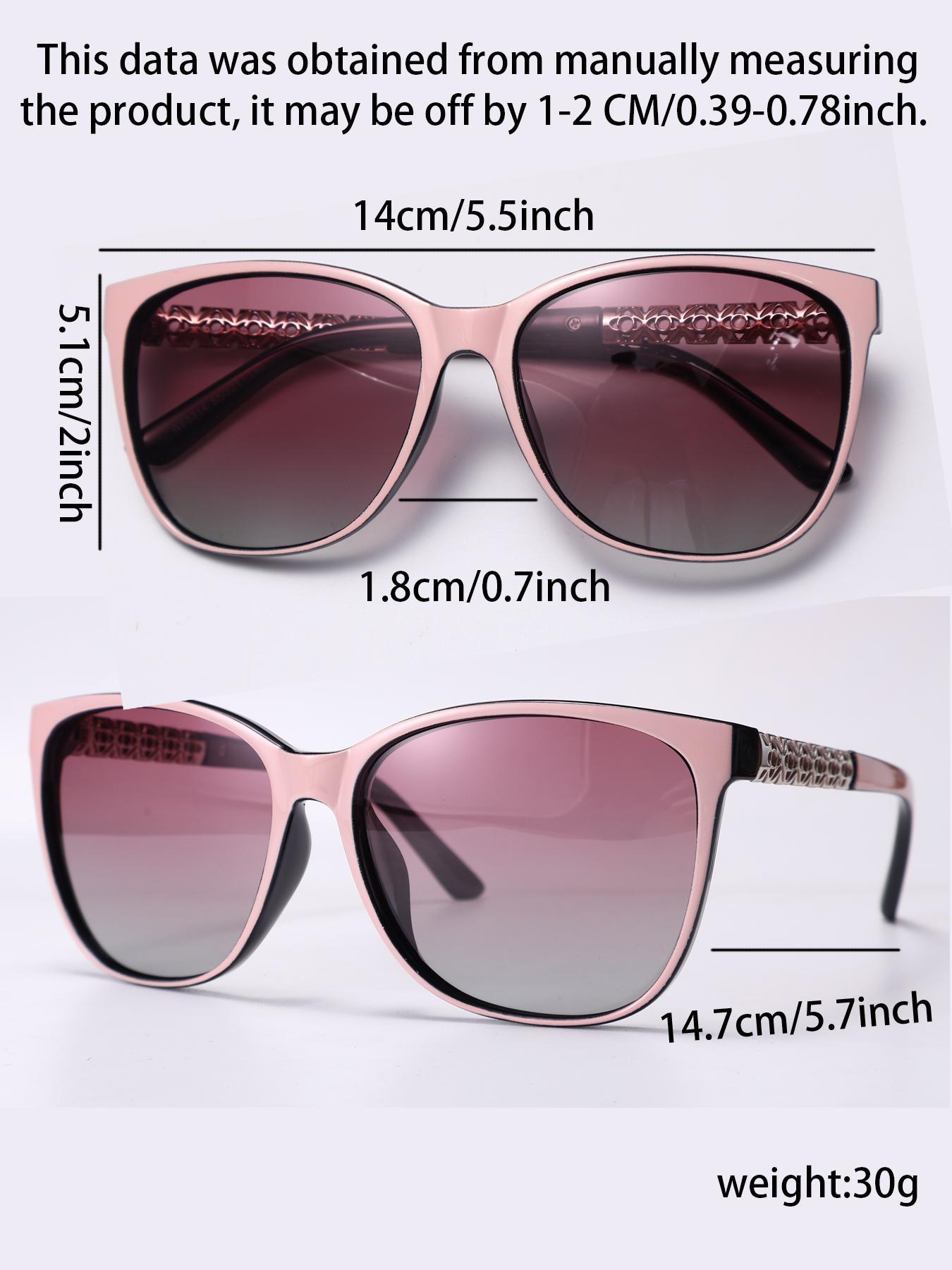 Women's Fashionable Polarized Sunglasses, Trendy All-match Tinted Lens Sunglasses, Fashion Accessories for Outdoor Activities, High Quality Sunglasses