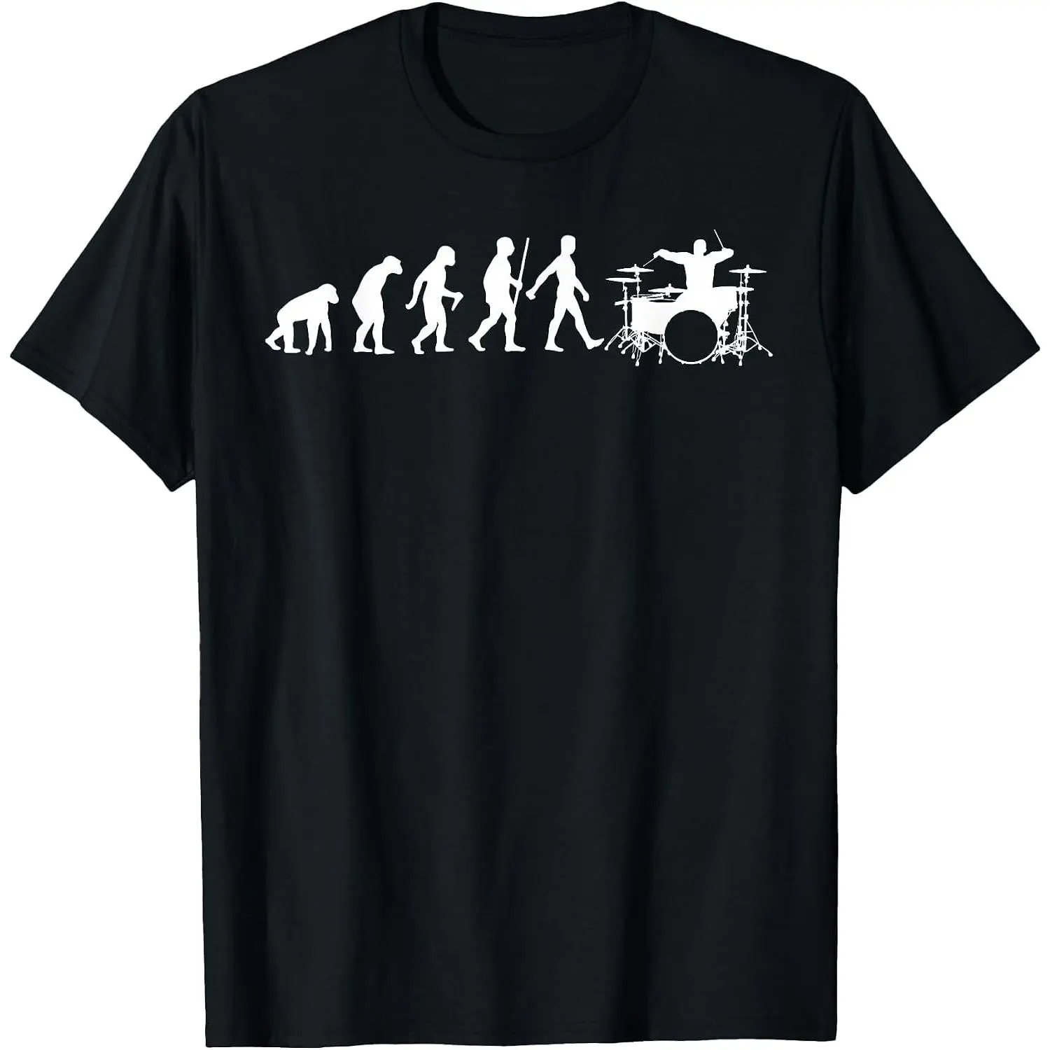 Best Drummer Art for Men Women Drum Set Player Musician T-Shirt