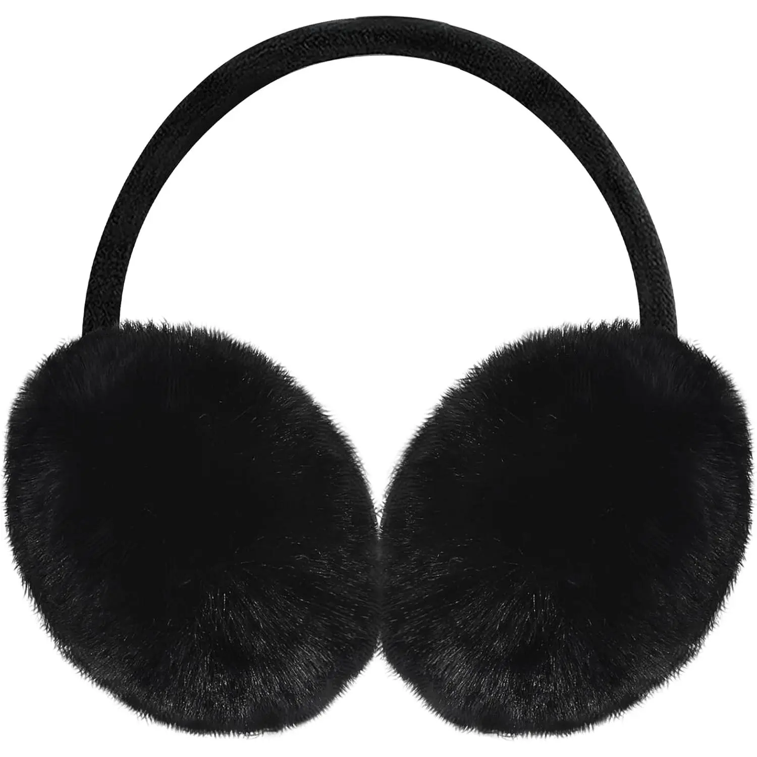 Ear Muffs Winter Women Girls Adjustable Faux  Ear Warmers Comfy Cute Fuzzy Earmuffs