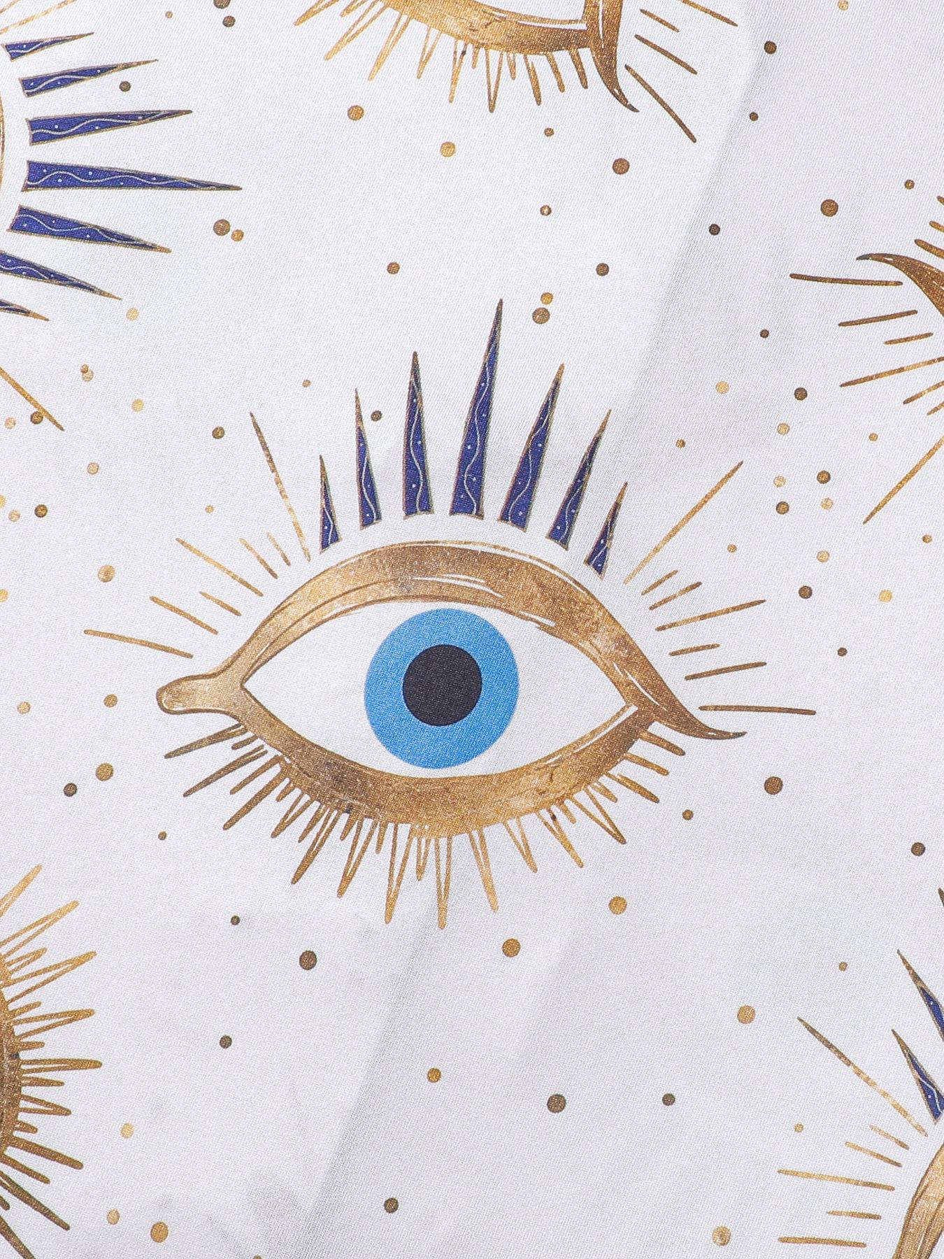 Women's Random Print Pajama Set Loungewear, Casual Comfy Long Sleeve Button Up Top & Elastic Waist Pants PJ Set, Ladies Sleepwear for All Seasons