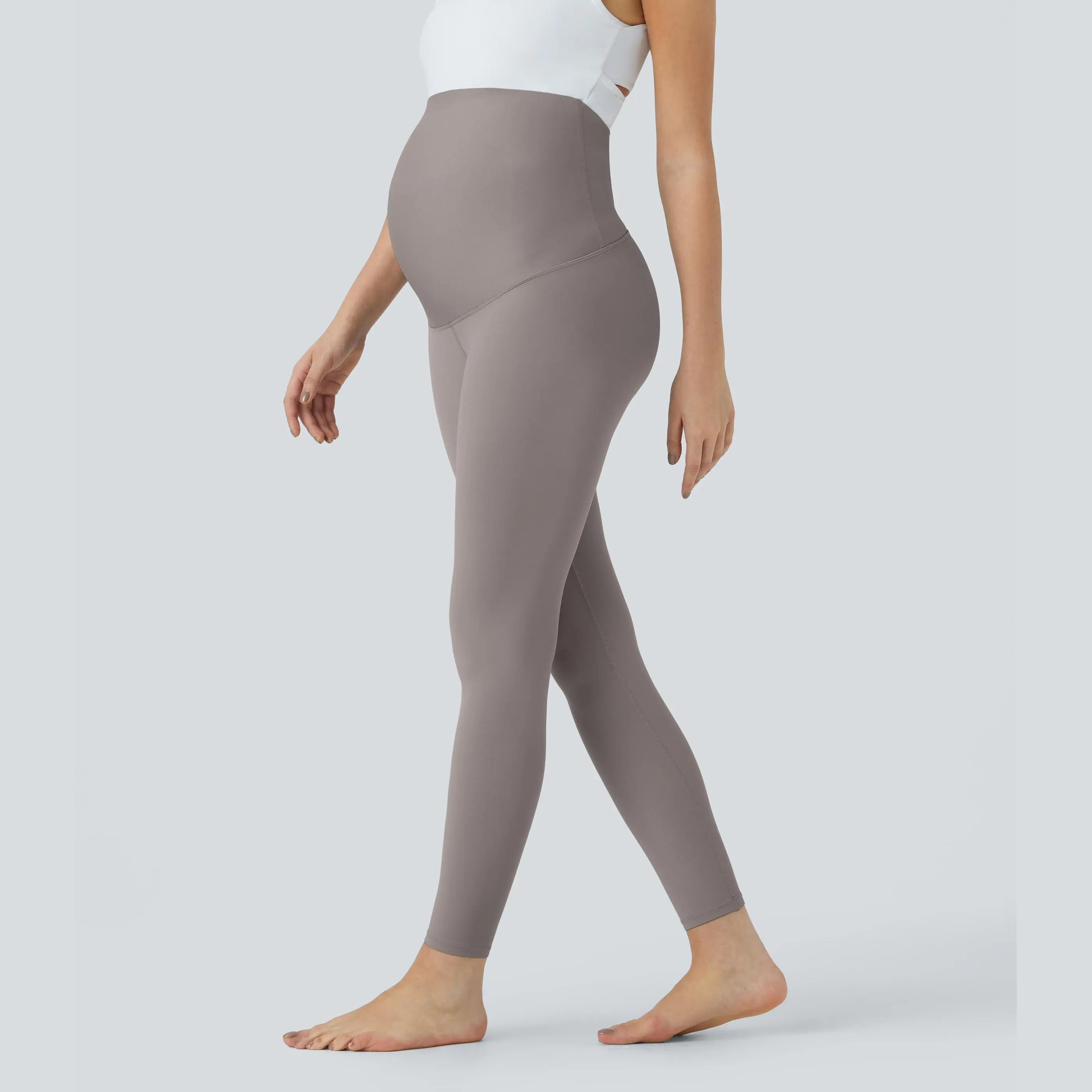 Halara SoftlyZero™ Super High Waisted Maternity Yoga 7/8 Leggings-UPF50+