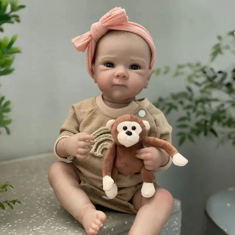 19-Inch Reborn Baby Doll, Infant Toy for Kids Aged 3+, Perfect Gift for Birthday, Halloween, Thanksgiving, Christmas