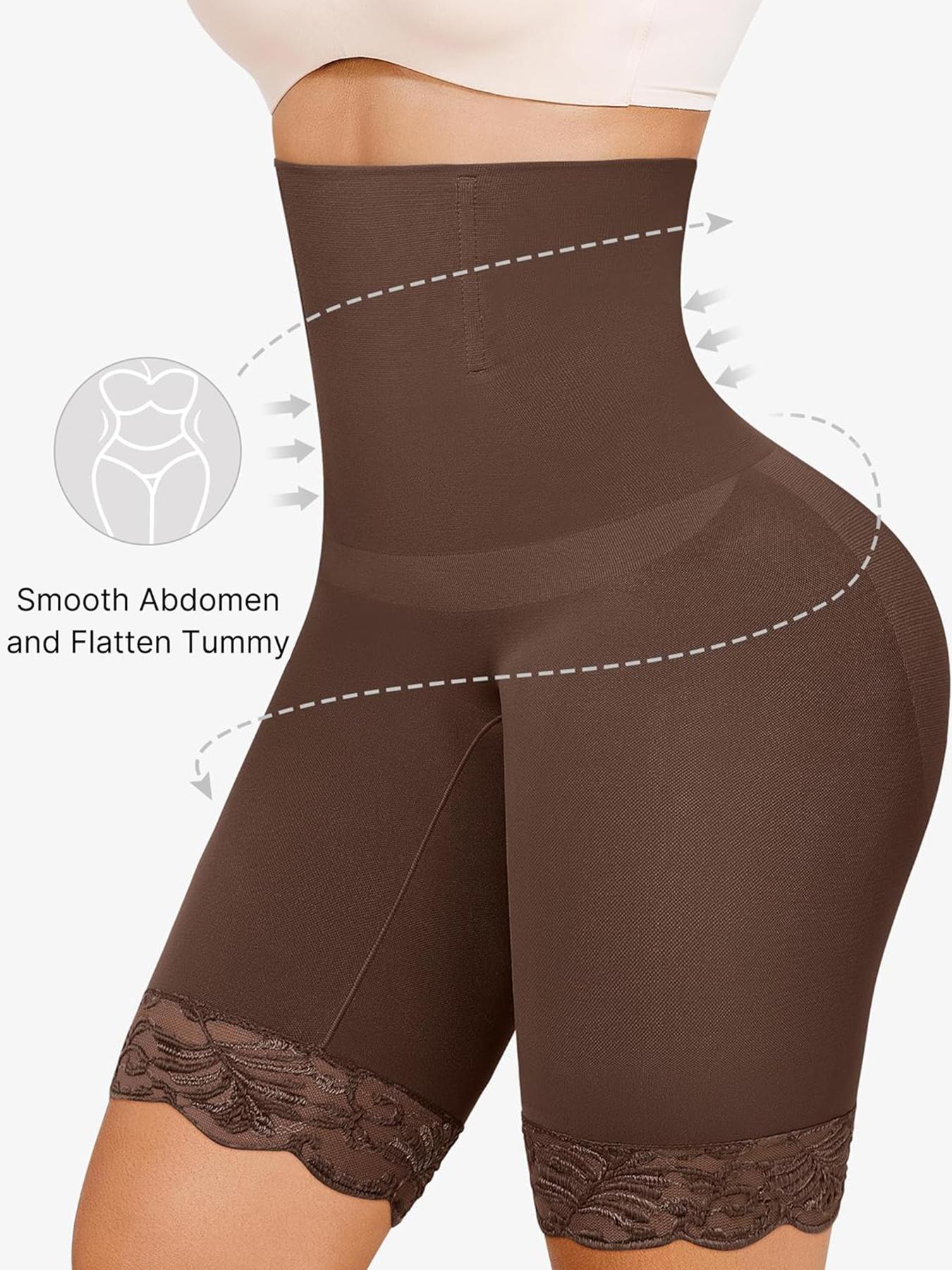 Women's Shapewear Panties High Waist Soft Seamless Comfortable Control Panel Front Button Design Lightweight Invisible Fit All Seasons Casual Style