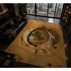 3D Illusion Area Rug – Realistic Depth Floor Design