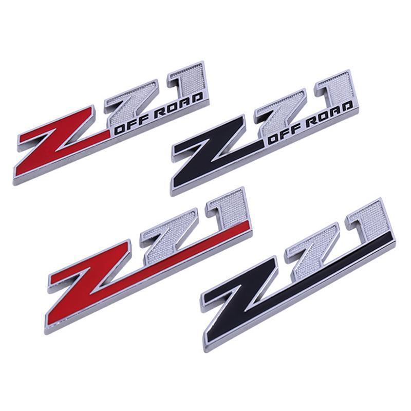 3d Metal Logo Z71 Emblem Car Fender Badge Trunk Decal For Tahoe Colorado Cheyenne Silverado Z71 Sticker Accessories