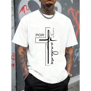 [1]Christian Spanish Cross Bible Verse John 3:16 Graphic T-Shirt Faith Based Tee[good graphic tees] Viral Christian Tee Faith Based Apparel Religious Graphic Shirt Church Gift Inspirational Quote Casual Streetwear Unisex Top Trendy Gift Idea Everyday Wear