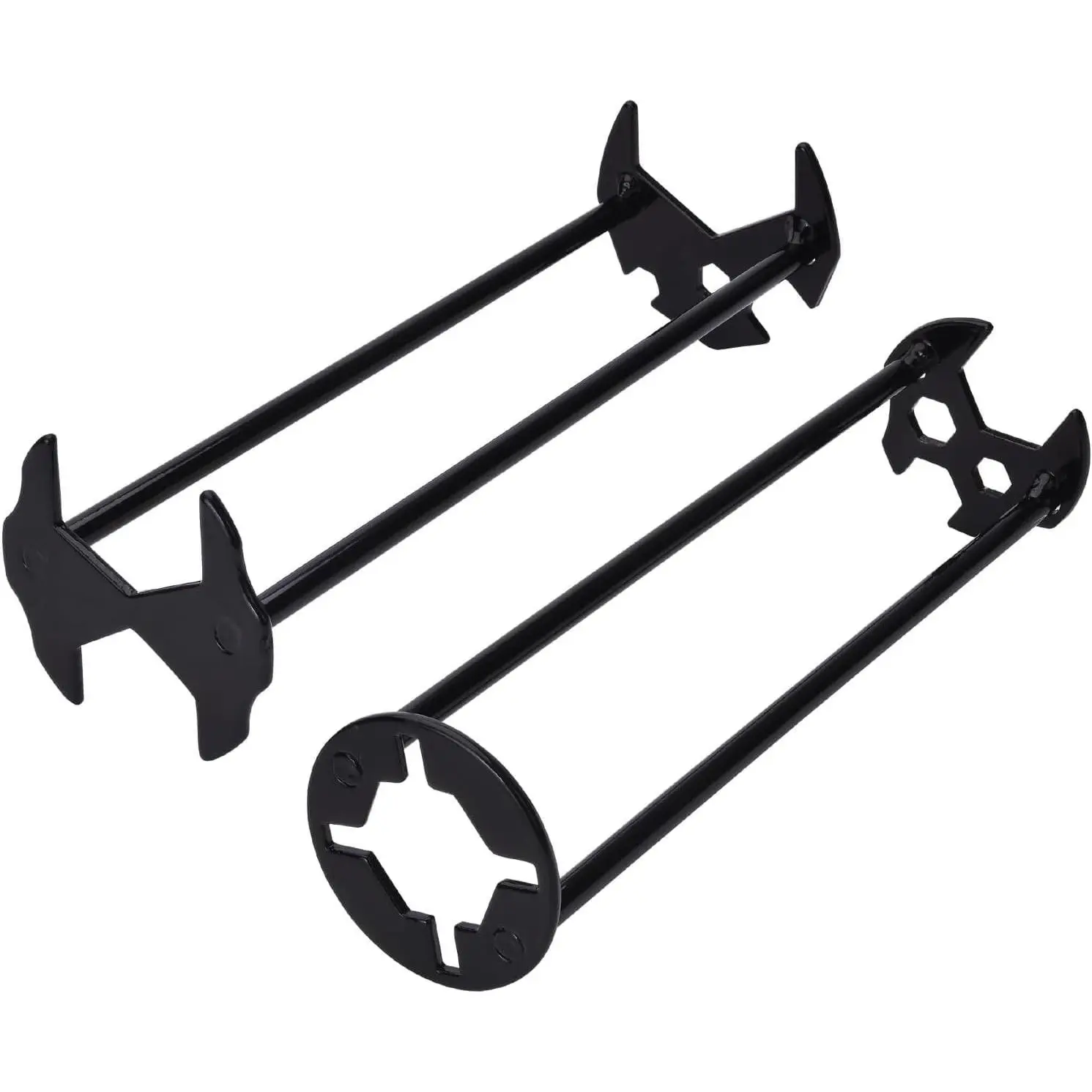2 count Basin Wrench Multifunctional Sink Wrench 7Sizes Faucet Tool Four-jaw Hex Spanner UniversalPlumbers Tool for Tight Spaces Kitchen BathroomHome