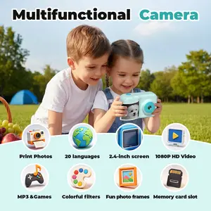 Photo Printer, No Phone Needed, Multi-Functional Instant Print Camera, Takes Photos, Prints Photos, Plays Mp3 and Games, High Value!