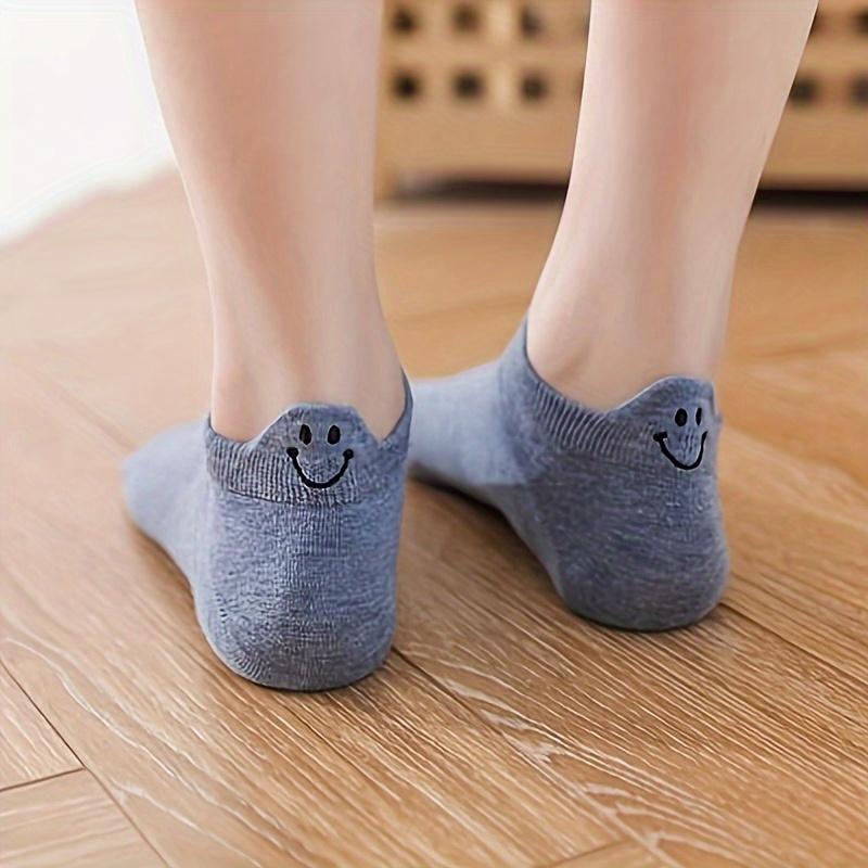 10 Pairs Women's Cute Cartoon Face Ankle Socks - Comfortable Low Cut Design - Perfect Fit For Daily Fashion Casual Wear Womenswear SpringStatements