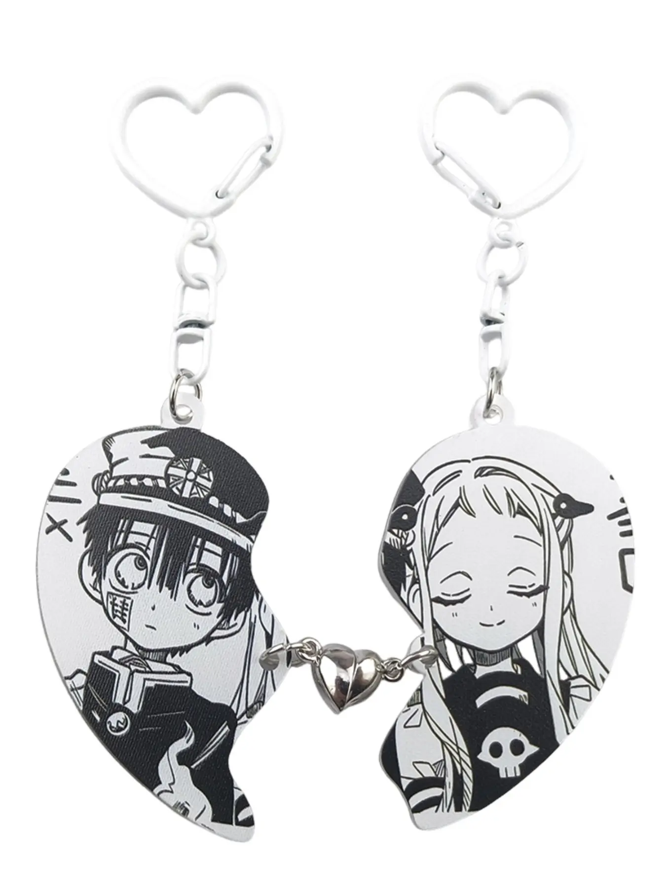 New Hanako Kun Merchandise, Yumi Nene Heart Acrylic Backpack Charm Keychain, Cute Keychain, Key Chain Decorations, Keychain Accessories, Anime Fan Gift, Durable & Stylish Accessory