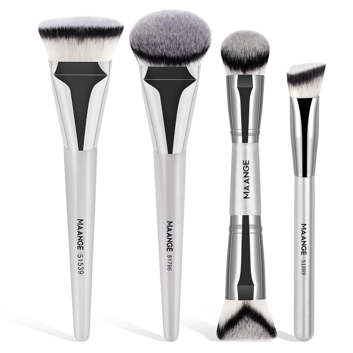 MAANGE Makeup Brush Set, 4/17 Counts/set Face Makeup Brush with Soft Bristles, Soft Makeup Brushes, Kabuki Brush, Eye Brushes, Professional Makeup Products for Women & Girls, Makeup Brushes Kits #GLOBAL PICKS