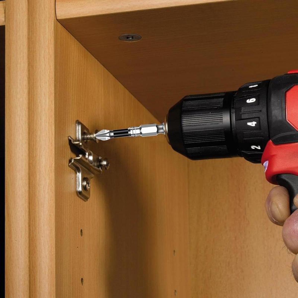 High Magnetic Screwdriver Drill Bit Set - 6pcs K5 Impact Resistant Non Slip Bit for Home DIY Professional Use (6pcs)