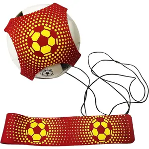 Soccer  Equipment,  Trainer with Adjustable Belt, Fits Size 3-4-5 Balls, 14  Stretch Cord, Portable Practice Rebounder