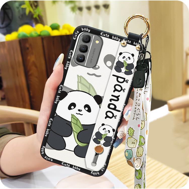 Waterproof ring Phone Case For Nokia G400 5G Durable protective Anti-knock Silicone Shockproof Wristband Cartoon Soft case Lanyard Dirt-resistant Kickstand Phone Holder Cute