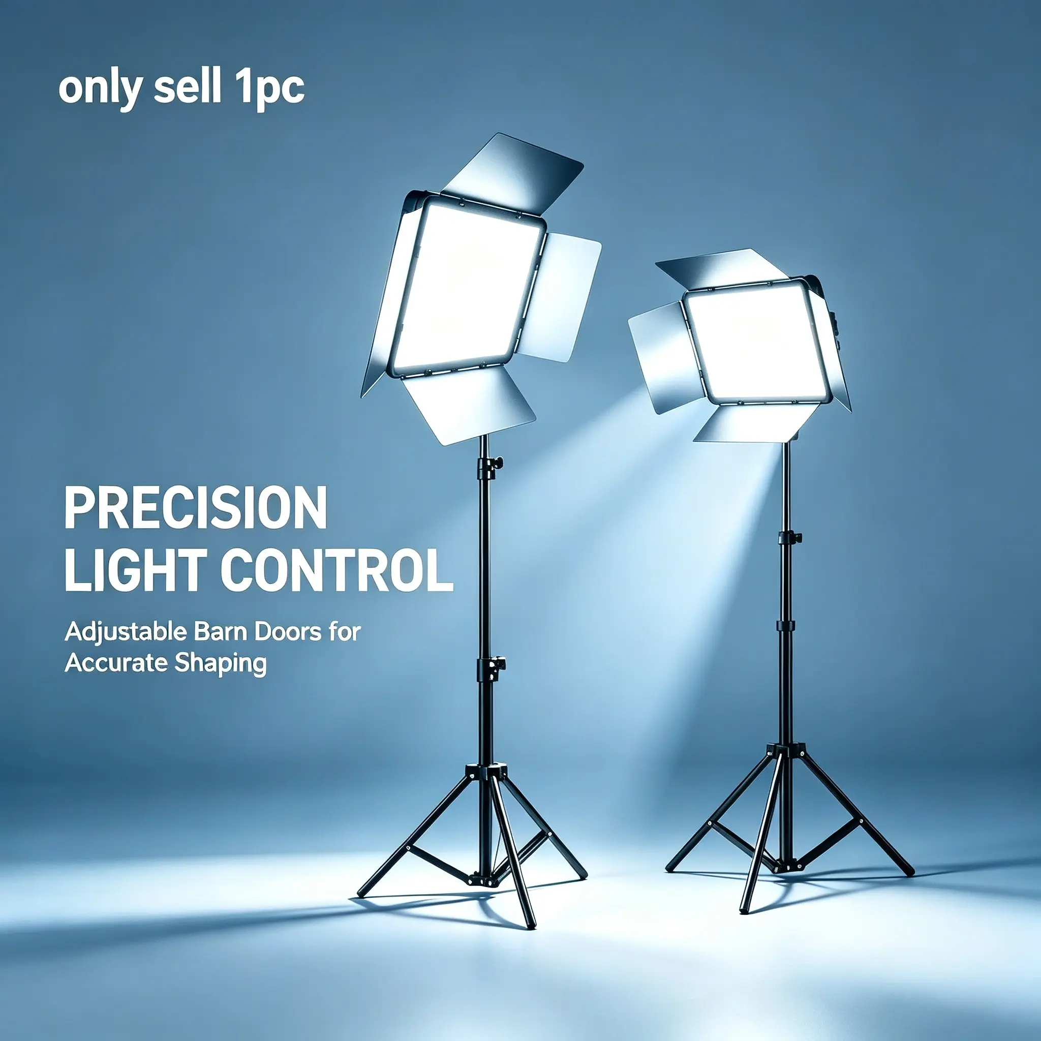 Professional Commercial Photography Light Kit, 21x15cm Softbox, 160cm Adjustable Tripod, Multi-Height, Portrait Live Stream, Short Video Gear