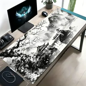 Silica Gel Mouse Pad, Non-Sponge Rubber Base, Ideal for Gamers, Office, School, Esports, Home Decor, Washable, Durable Design