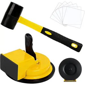 Gap Fixer Tool Kit – Duty Suction Cup Gap Repair Tool with Mallet, Gap Close Tool for Laminate Flooring, Wood & Gap Fixer, Gap Repair for DIY Installation