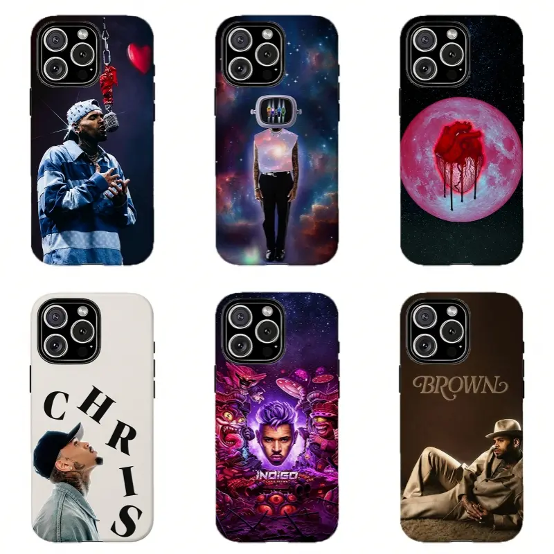 Chris Br0wn Phone Case,Hip‑Hop Fan Phone Cover,For iPhone 17/18 Pro Max 16 15 14 13 12 11 8 7 Plus Pro Max/X/XS/XR and for Samsung S21 S22 S23 S24 S25 S26 Fe/Plus/Ultra,Best Gift Idea For Yourself, Partner,Family&Friends, Protection Casing