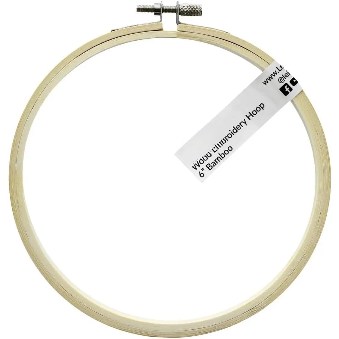 Embroidery Hoop 6"  - Wooden Hoops for Crafts - Embroidery Hoop Holder     Hoops and Frames