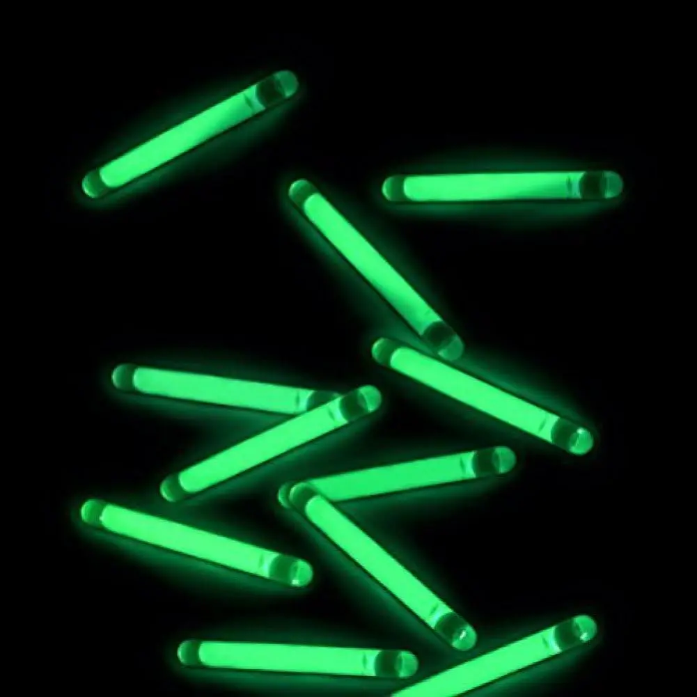 100 Pcs Small Green Glow Sticks/Mini Glow Sticks/Fishing Floats Perfect for Stuffing Easter Egg/Zombie Party/Easter Egg Hunt/Halloween Decorationfidget toys
