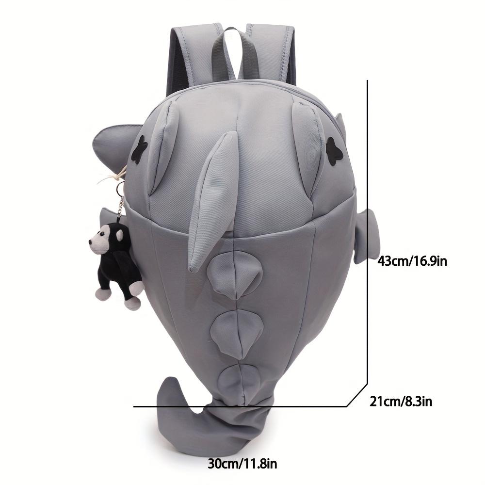 Creative Personality Backpack for Men and Women, Trendy Shark, Funny, Cute, Student, Ins, Korean Version, Travel, Motorcycle, Casual Backpack Daily Use SpringStatements Creative Personality Backpack for Men and Women, Trendy Shark, Funny, Cute, Student, Ins, Korean Version, Travel, Motorcycle, Casual Backpack Daily Use SpringStatements