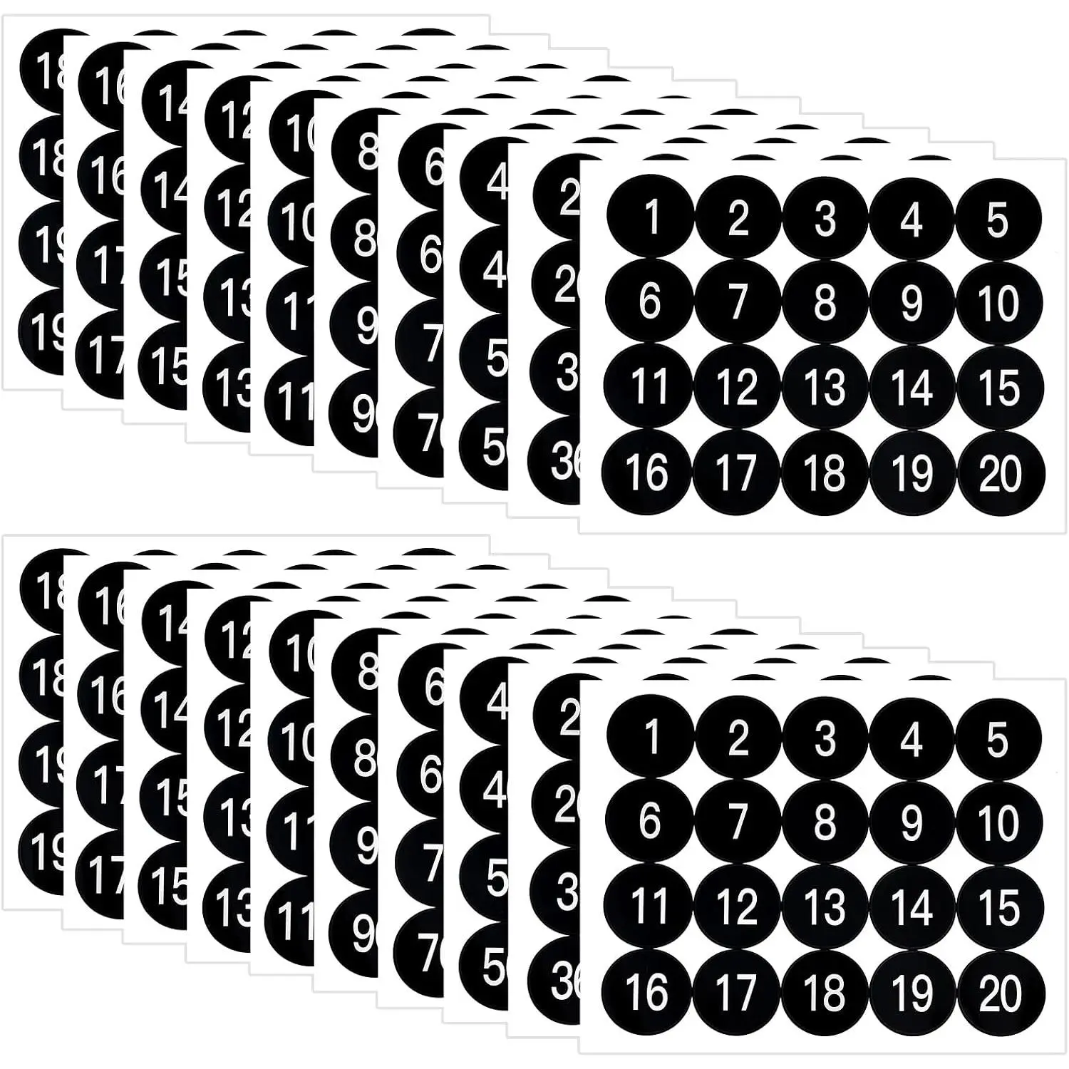 Black,2",2sets(1-200)