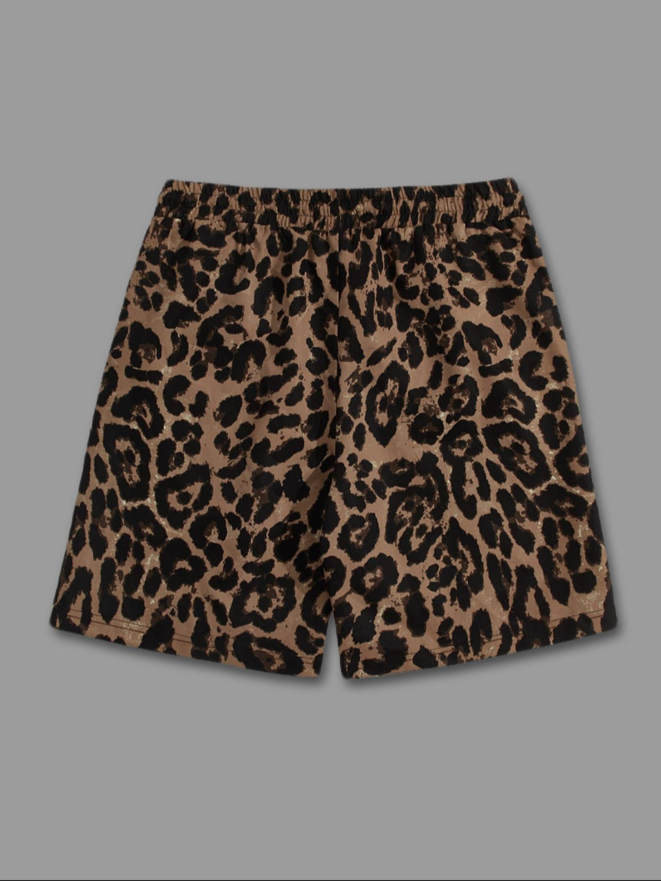 Men's Regular Fit Camo Print French Terry Shorts, Casual Comfy Breathable Shorts for Summer, Men's Bottoms for Daily Wear, Camouflage Shorts