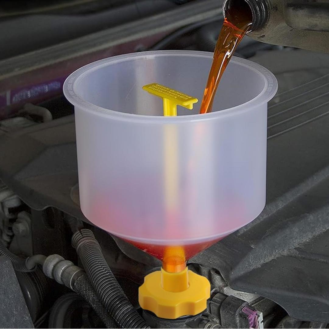 Coolant Funnel Radiator Flush Kit - No Spill Car Accessories, Universal Vehicle Antifreeze Bleeder