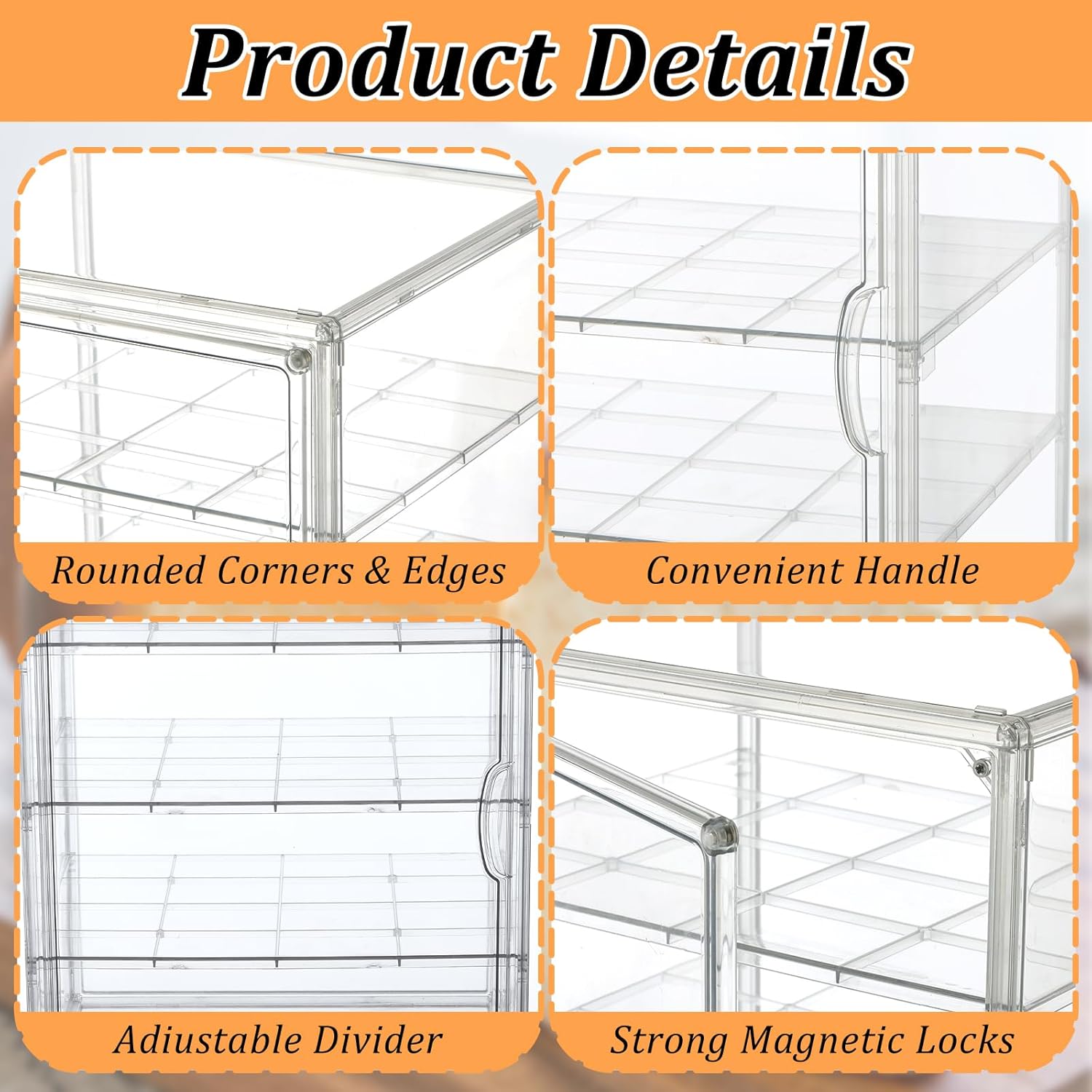 4 Layers Adjustable Clear Bread Storage Box for Kitchen Countertop,Large Bread Storage Container, 4 Layers Pastry Display Case, Clear Boxes Bread Holder for Bread, Bagel, Muffins 4 Layers Adjustable Clear Bread Storage Box for Kitchen Countertop,Large Bread Storage Container, 4 Layers Pastry Display Case, Clear Boxes Bread Holder for Bread, Bagel, Muffins