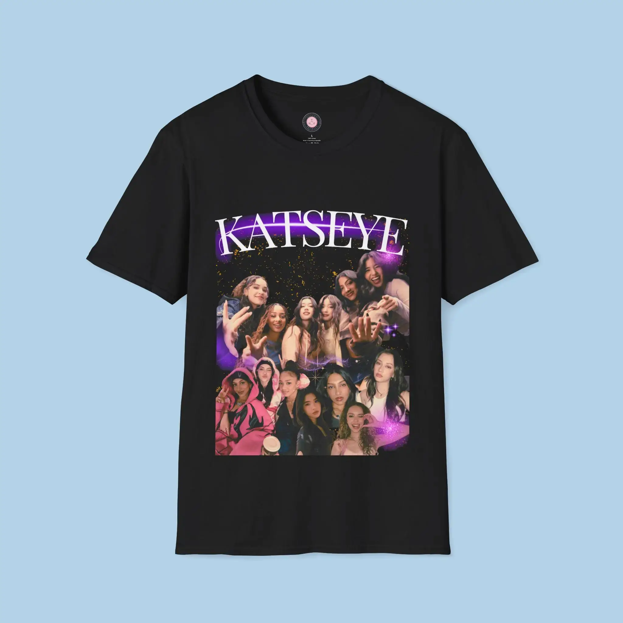 Katseye Touch graphic T-shirt Korean street style unisex girl group T-shirt men's and women's children's T-shirt Christmas gift