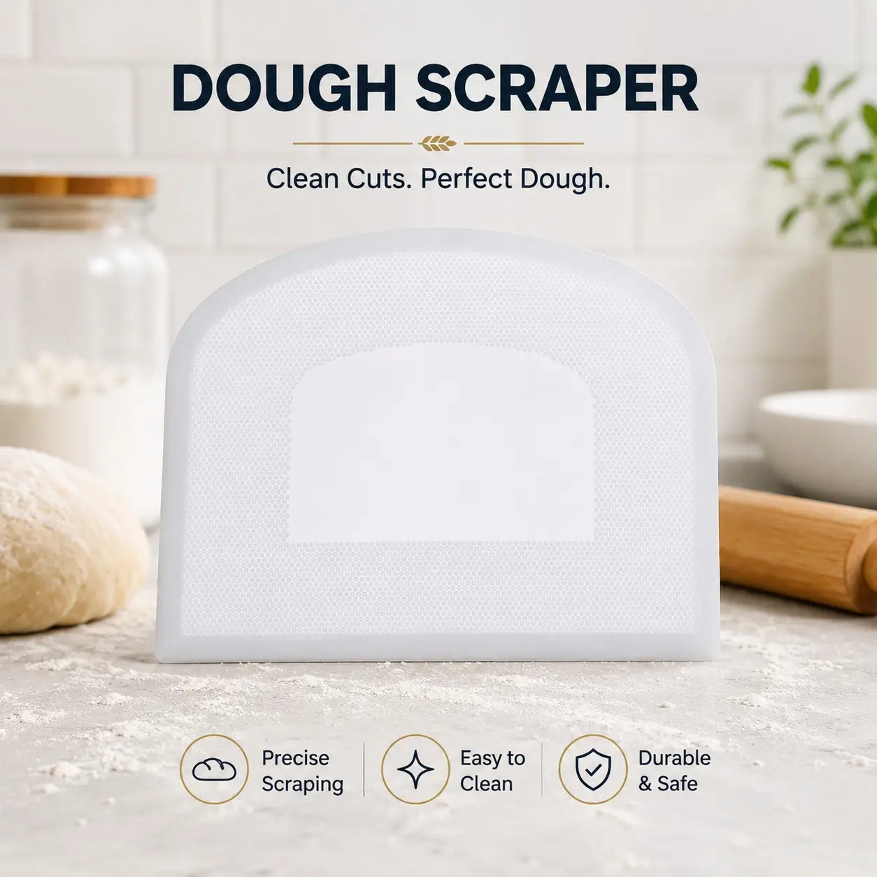 Plastic Cake Cream Spreader, Multi-Functional Dough Scraper, Butter Knife, Smooth Blade Baking Tool, Bakery Plastic Scraper, Baking Utensils