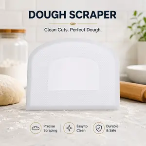 Plastic Cake Cream Spreader, Multi-Functional Dough Scraper, Butter Knife, Smooth Blade Baking Tool, Essential Kitchen Utensil