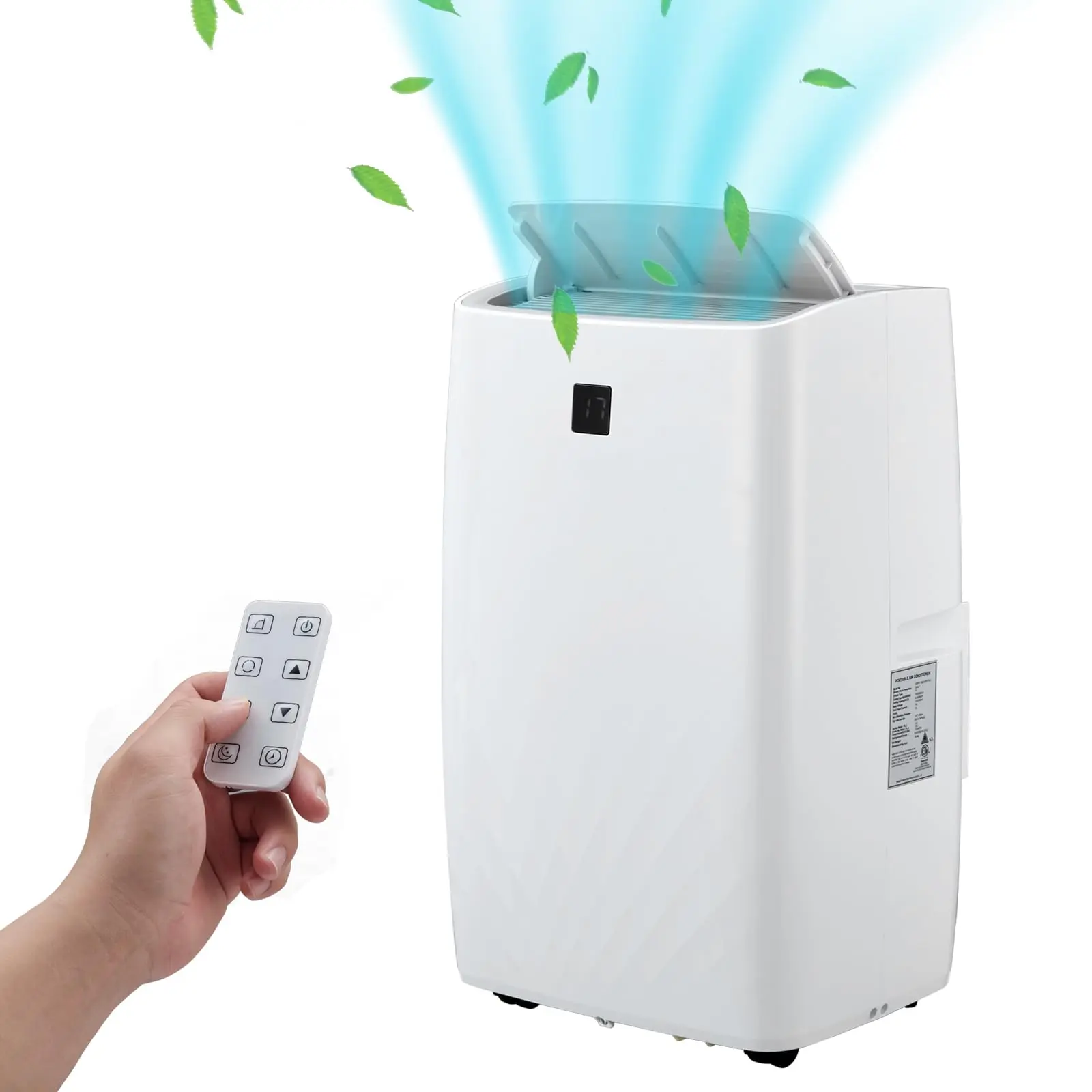 GARVEE Portable AC/Dehumidifier & Fan - 3-In-1, 12000 BTU 115V~, Suitable for 450-550 Sq.Ft