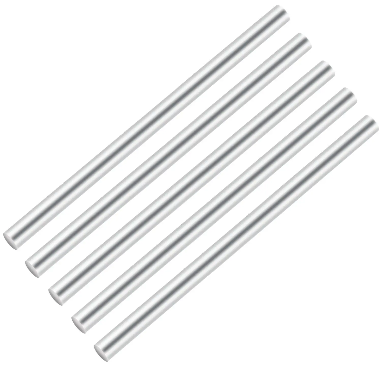 1/8" x 12" 304 Stainless Steel Rod, Metal Solid Shaft Smooth Round Rod for DIY Crafts, Industry and Metal Working Hobbies, 5 count